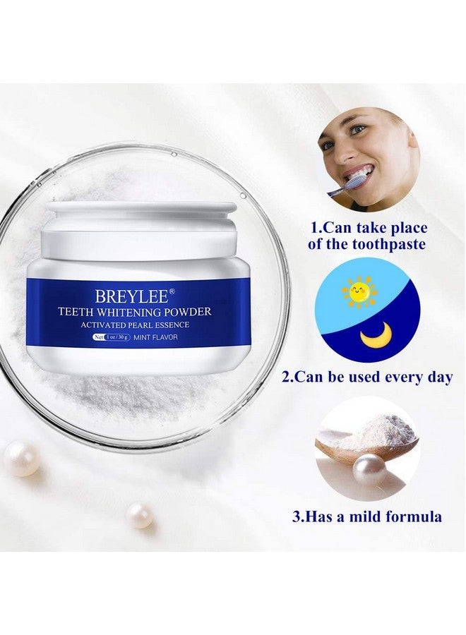 Breylee Hitening Powder,Pearl Essence Teeth Brightening Powder,Breylee Natural Teeth Whitener Removing Stain Caused By Coffee Wine Smoking Without Causing Damages,Keeping Oral Fresh(1.05 Oz) - Image 4
