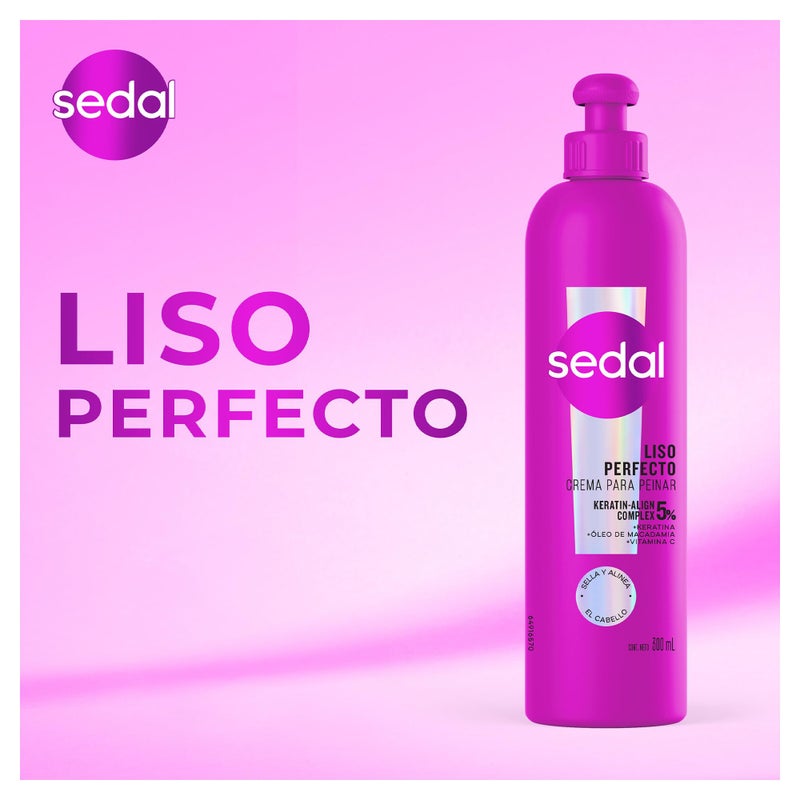 Sedal Liso Perfecto con proteina Hidrolizado 300 ml [SEALED] - Image 3