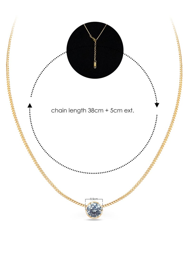 AIWANTO Alissa Long Chain Fashion Necklace  - Image 3