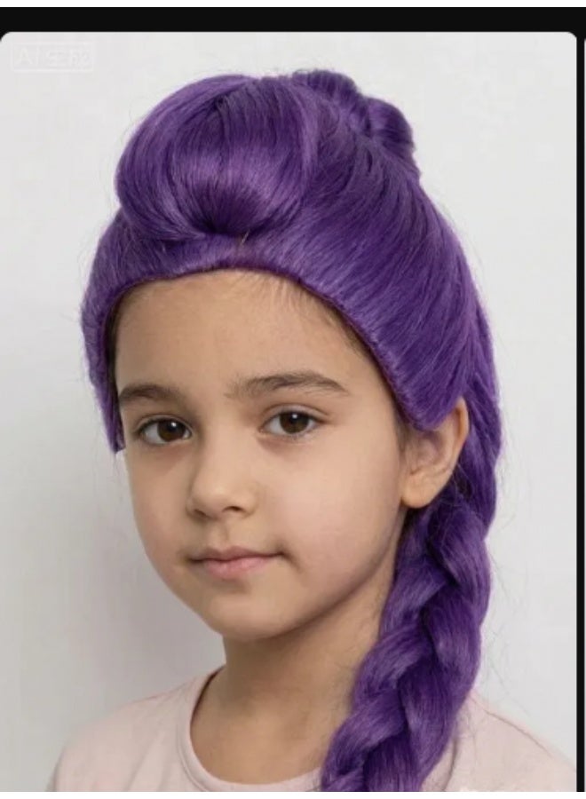Kpop Demon Hunters Rumi Wig Dress Up Dress as Rumi Rumi Hari Cosplay Costume Roman style wig - Image 5