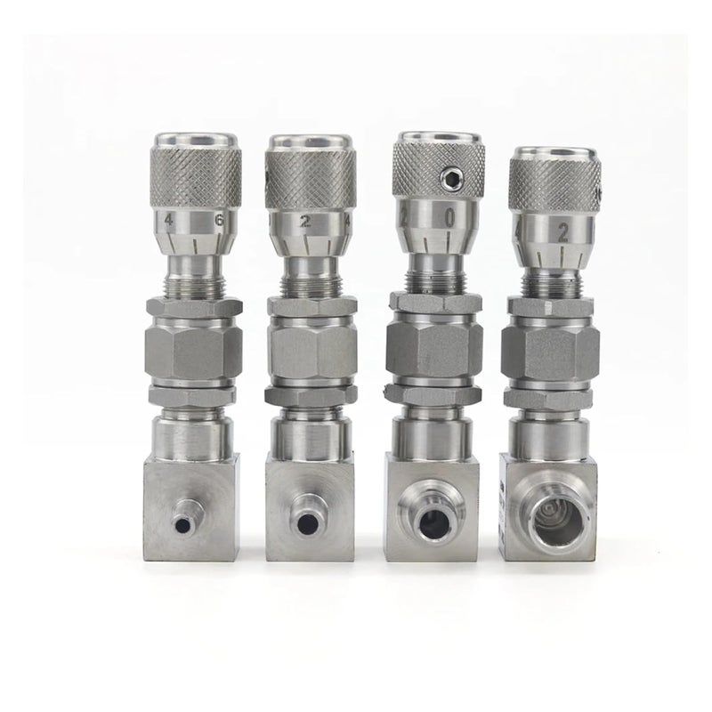 304 Stainless Steel Micro Flow Regulating Needle Valve Controller 10mm Elbow 90 Degree - Image 5