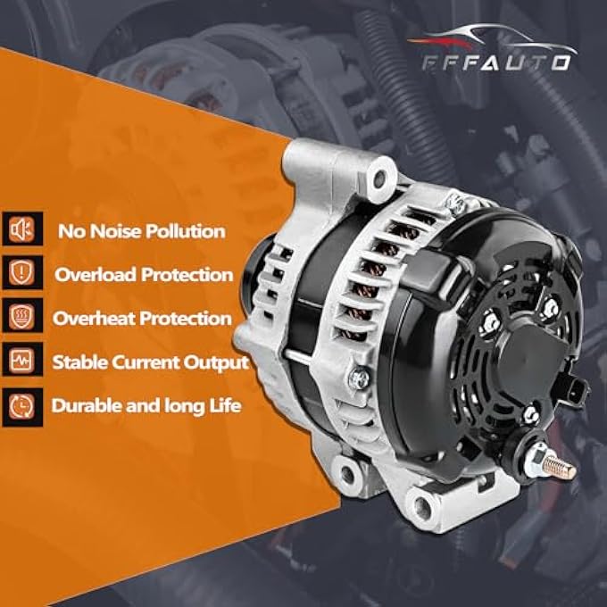 FFFauto Alternator Compatible with 2009-2013 Corolla 1.8L for 2009-2010 Matrix 1.8L for 2009-2010 Pontiac Vibe 1.8L,104210-5490,104210-5491,11386 - Image 5