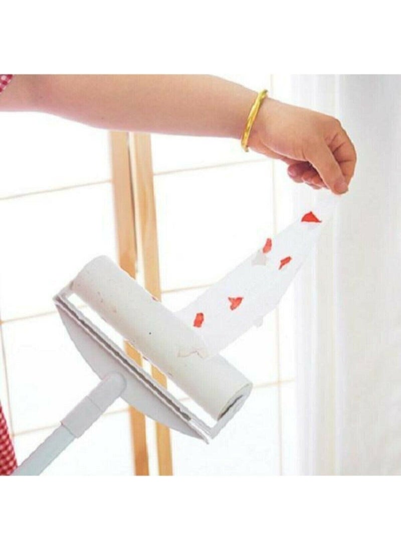 MOLTO - Telescopic Long Handle Lint Removal Roller with Spare Head Liner Dust Collector Roller with Spare Head Box - Image 1