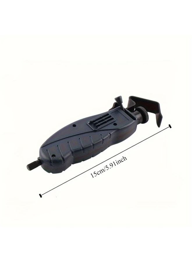 Heavy Duty Black Cable Stripper Manual Wire Cutter Crimping Tool - Image 2