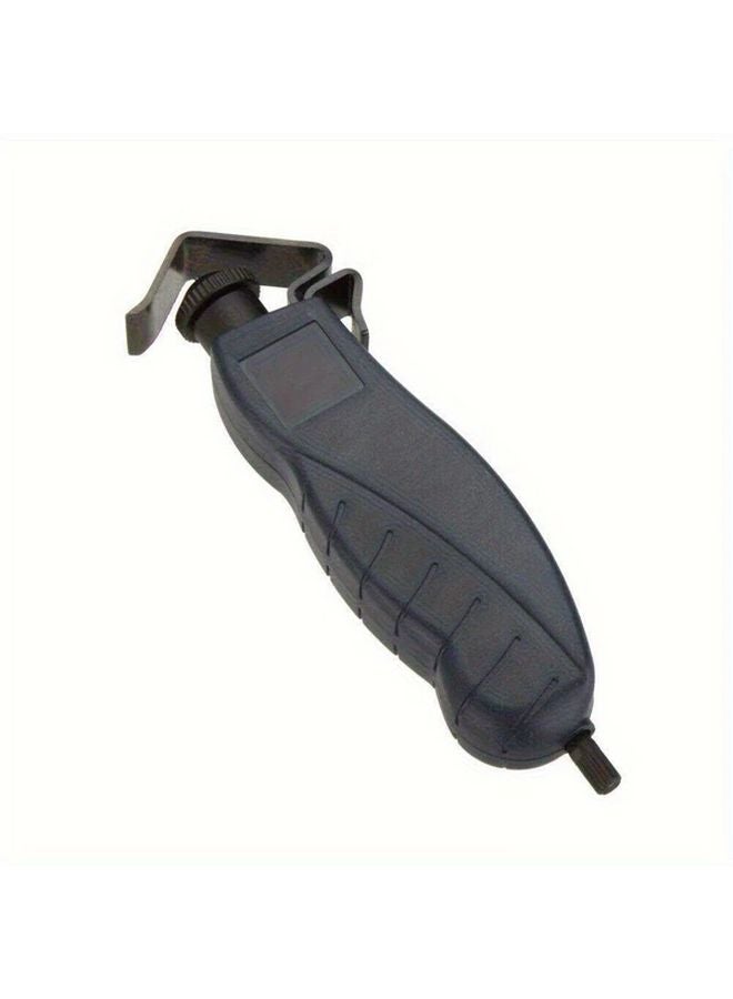 Heavy Duty Black Cable Stripper Manual Wire Cutter Crimping Tool - Image 5