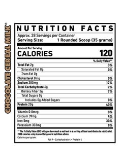 Ghost Vegan Protein - Chocolate Cereal Milk - (28 Servings)  - Image 4
