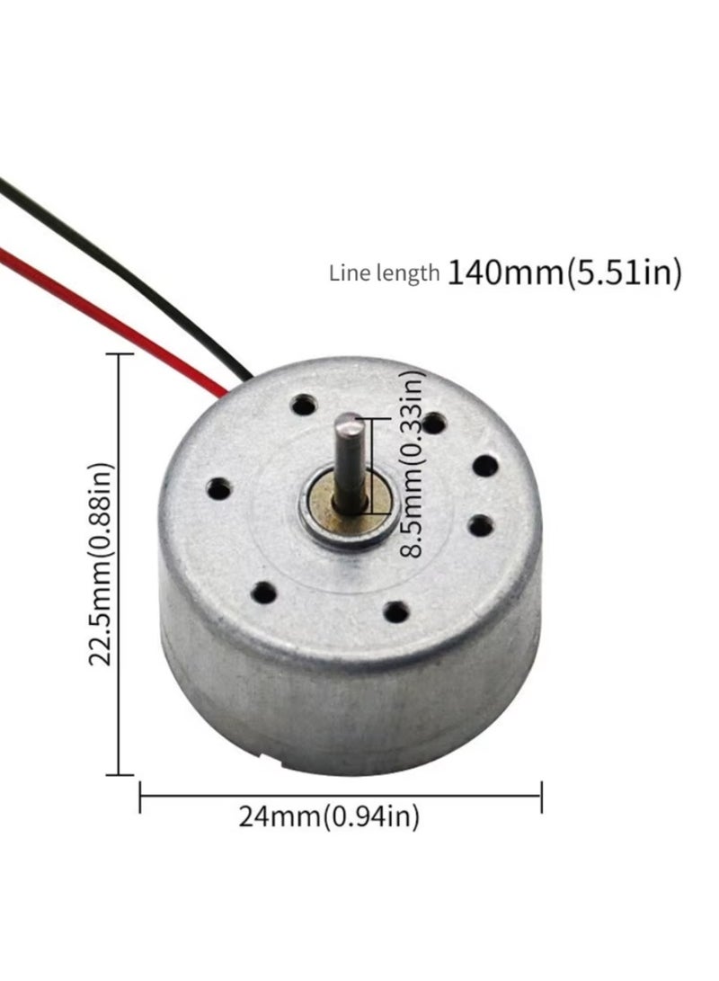 Mini Generator Motors 3V-6V DC Motor Electric Motor for DIY Toys Wind Turbine Hand Cranked - Image 2