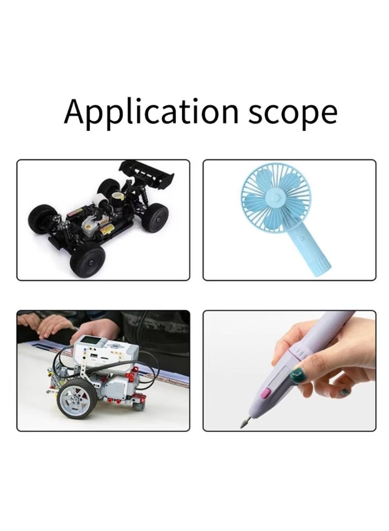 Mini Generator Motors 3V-6V DC Motor Electric Motor for DIY Toys Wind Turbine Hand Cranked - Image 3