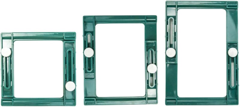 klarako Square Plastic 3Pc Tassel Loom Fluff Ball Weaver Wool Knitting Yarn Crochet Knitting Craft Tools - Image 3