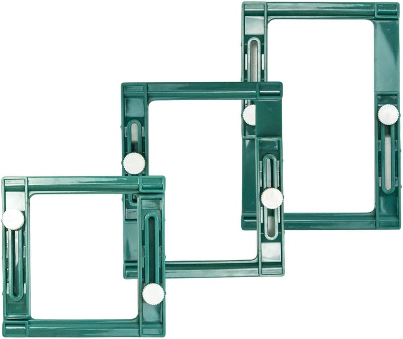 klarako Square Plastic 3Pc Tassel Loom Fluff Ball Weaver Wool Knitting Yarn Crochet Knitting Craft Tools - Image 1