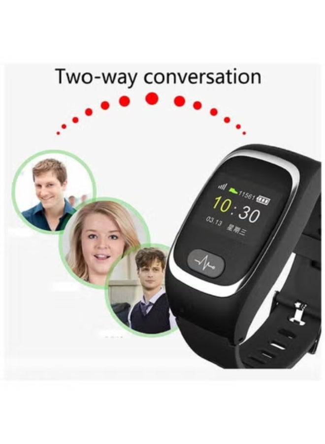 L16 Smart Watch for Seniors with GPS Tracker, SOS Call, Anti-Lost Alert, Real-Time Location Finder, Pedometer & App Support for Android/iOS - Image 1