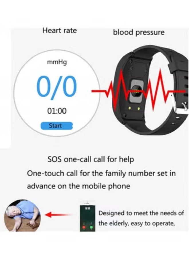 L16 Smart Watch for Seniors with GPS Tracker, SOS Call, Anti-Lost Alert, Real-Time Location Finder, Pedometer & App Support for Android/iOS - Image 5