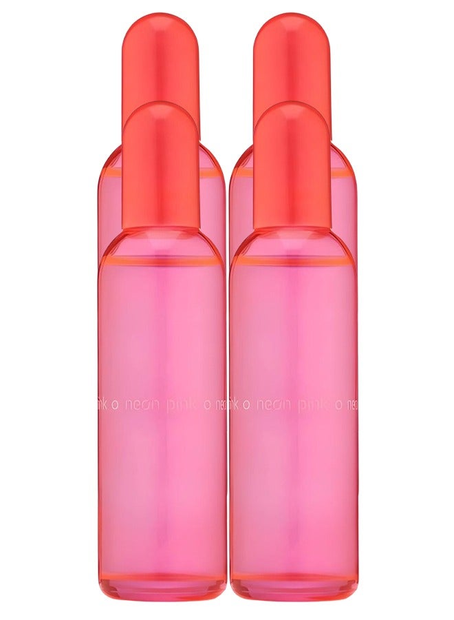 ميلتون لويد 4 قطع عطر كلر مي نيون بينك للنساء 100 مل - Image 1