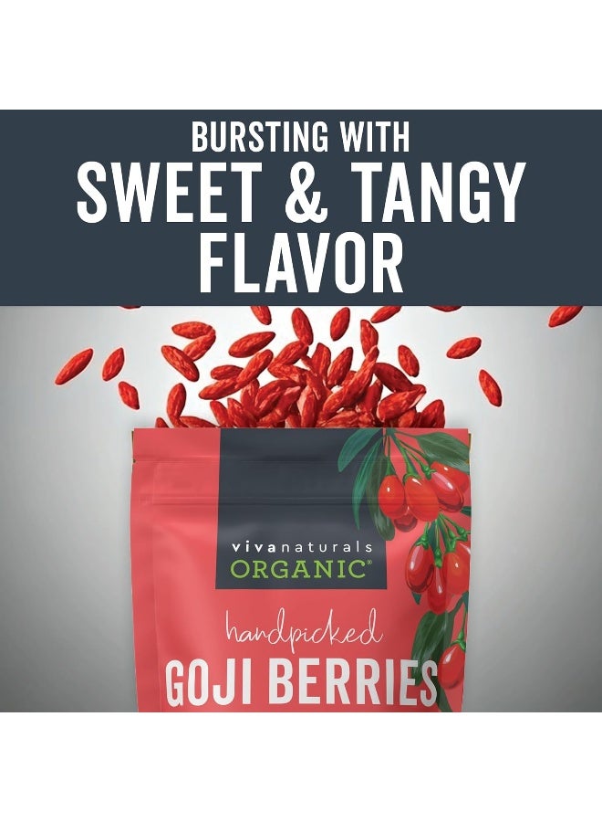 Viva Naturals Organic Goji Berries 0.5kg - Image 2
