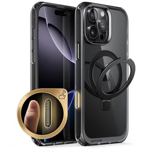 SUPCASE for iPhone 16 Pro Case with Camera Control Capture Button Unicorn Beetle Mag Stand Compatible with MagSafe Slim Protective Magnetic Phone Case for iPhone 16 Pro 63 2024 Dark - Image 1