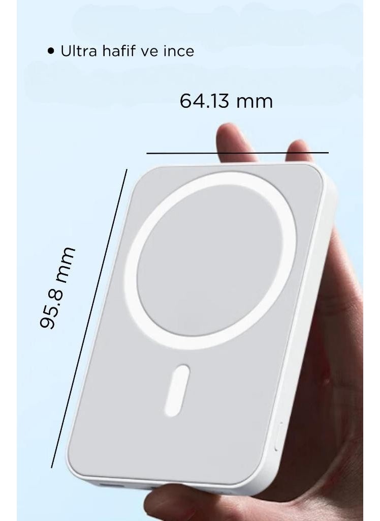 Bakeey - Magsafe Battery Pack Powerbank Iphone Compatible Wireless Magsafe Charger Charger Powerbank - Image 1
