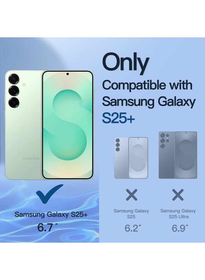 Jetech Privacy Screen Protector for Samsung Galaxy S25+ / S25 Plus 5G, Anti-Spy Tempered Glass Film, Fingerprint ID Compatible, 2-Pack - Image 3