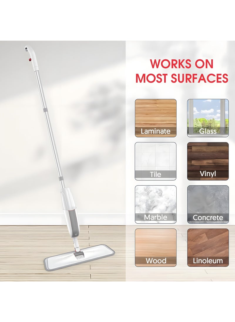 Spray Mops For Floor Cleaning Microfiber Flat Mop With Refillable Bottle and Reusable Pad Floor mop For Home Kitchen Hardwood Laminate Wood Ceramic Tiles Grey - pzsku/Z3A06DBB92CC27FC8CCB7Z/45/_/1719177227/b4d113e3-4518-4716-8bea-972491ecdd71