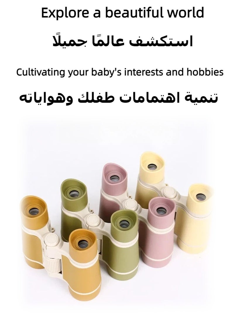 Kids Binocular Telescope, 4x binoculars designed especially for kids, Waterproof Binoculars, Small Telescope for Bird Watching Camping Outdoor Play - Image 3