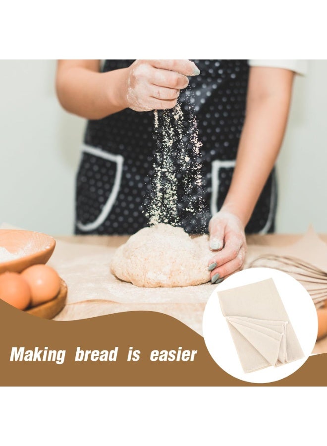 SUNSAR Proofing Cloth for Bread Baking Linen Cloth Reusable Bread Proofing Cloth Thick Baking Bread Cloth for Dough, Baguettes, Loaves, Pastry, Homemade Bread - Image 5