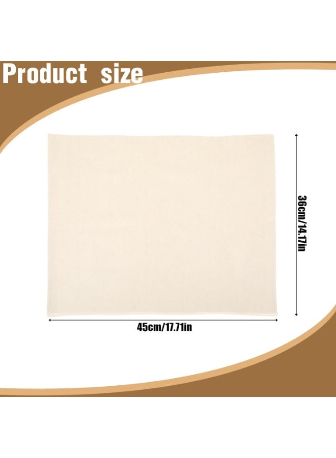 SUNSAR Proofing Cloth for Bread Baking Linen Cloth Reusable Bread Proofing Cloth Thick Baking Bread Cloth for Dough, Baguettes, Loaves, Pastry, Homemade Bread - Image 2