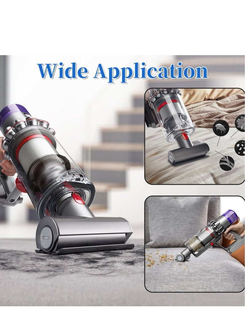 Motorhead for Dyson V15 V11 V10 V8 V7 Vacuum Cleaner, Cordless Vacuum Accessories, Mini Motorized Mattress Tool Head Replacement Parts - Image 5