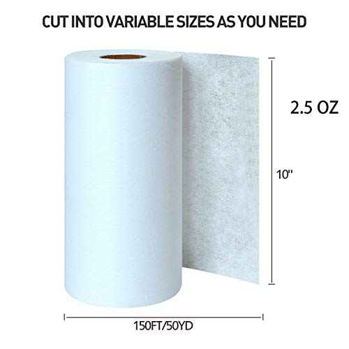 Seneme Cut Away Embroidery Stabilizer Backing (10in x 50yd), Seneme Stabilizer for Embroidery - Medium Weight 2.5oz Cutaway Embroidery Stabilizers - for Machine Embroidery Stabilizer and Hand Sewing - Image 3