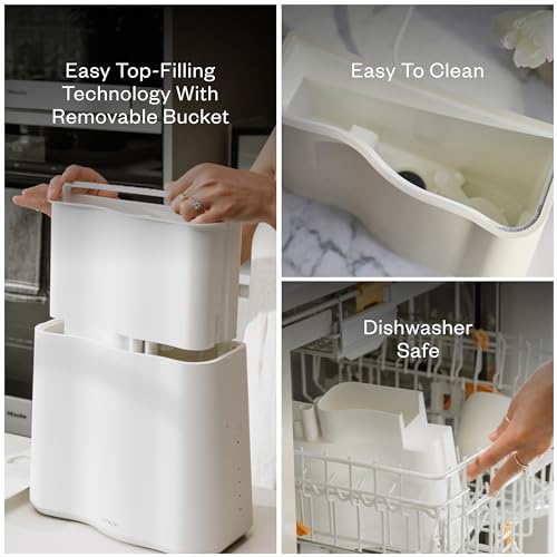 Vitruvi Cloud Bedside Humidifier, White Humidifier, 24 Hr Run Time, 602ft Coverage, Large Home Bedroom, Baby Room - Includes 3 Month Filter - Image 5