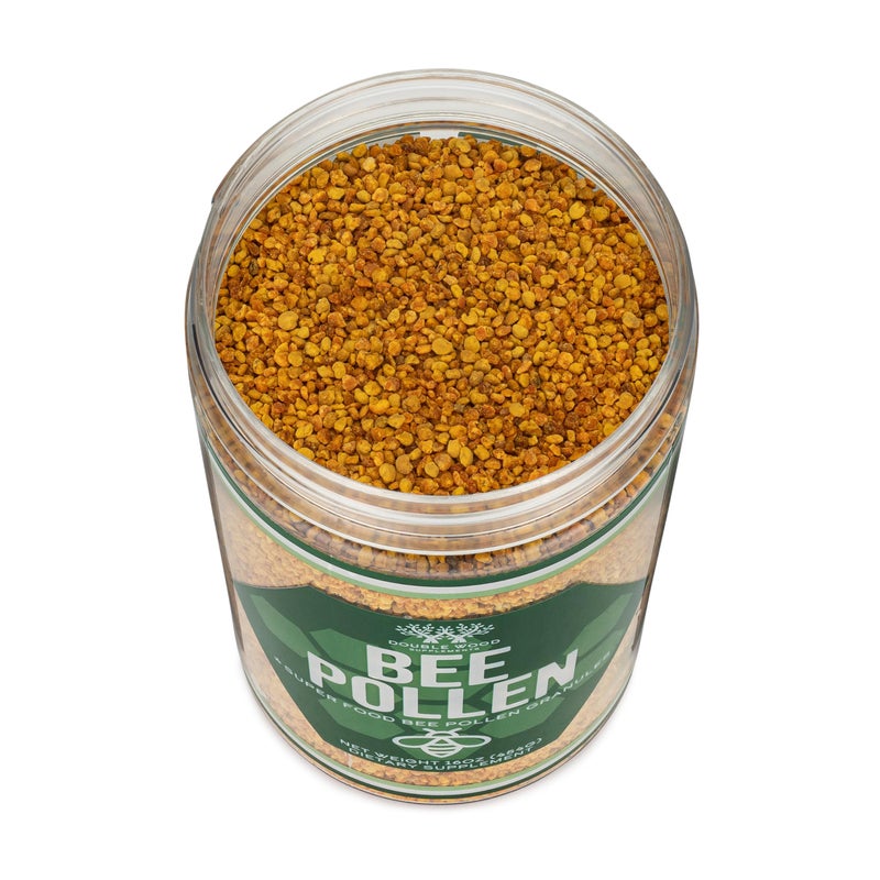 Double Wood Supplements Bee Pollen Supplement - 1lb (16 OZ) of Raw Bee Pollen Granules (151 Servings of 3 Grams Each with Scoop) Superfood High in Vitamins, Minerals, and Protein by Double Wood - Image 4