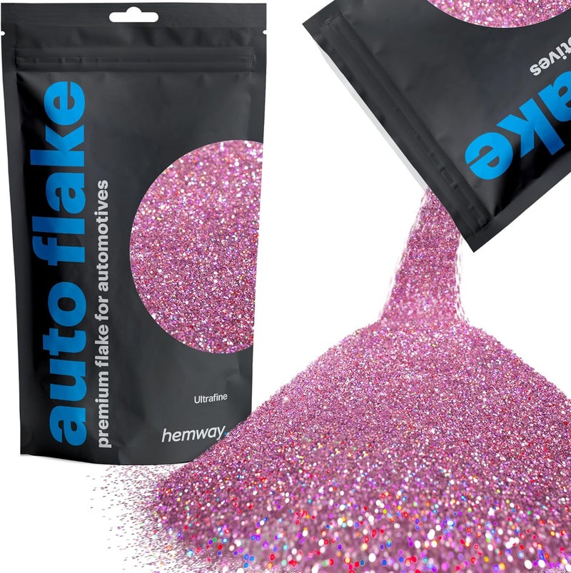 Hemway Pink Holographic Automotive Glitter Flake - Image 1