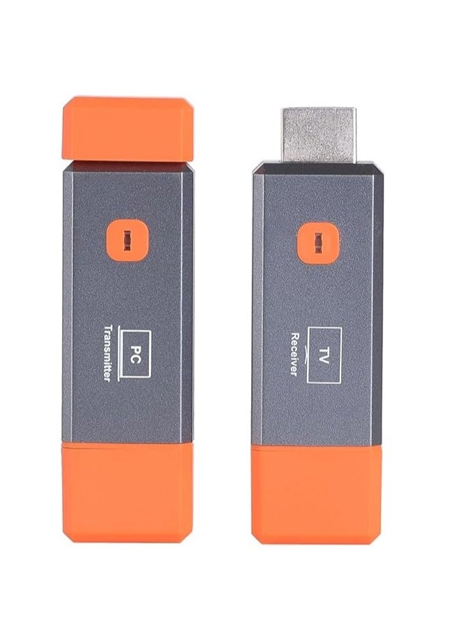 ماركة غير محددة - جهاز إرسال واستقبال HDMI لاسلكي، موسع HDMI لاسلكي خارجي،جهاز إرسال ، محول موسع ،328FT/50M 2.4G/5G، تم إخراج فك تشفير 4K 1080P، لبث الفيديو والصوت من الكمبيوتر المحمول/الكمبيوتر الشخصي/صندوق التلفزيون/جهاز العرض/PS4/PS5 إلى الشاشة/التلفزيون. - Image 1