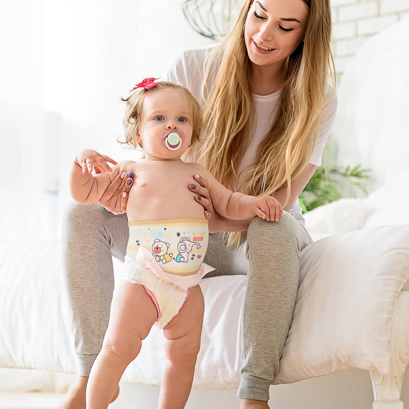 Healifty Baby Belly Button Band 4 Pcs Infant Belly Bands Umbilical Cord Navel Belt for Baby Infant Random Color - Image 5