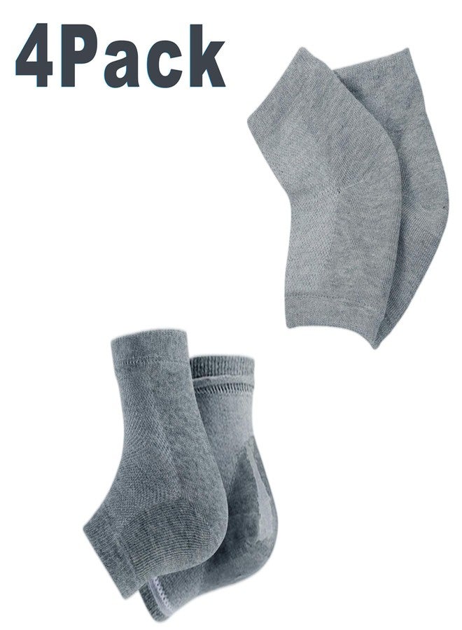 xiaopihou 4pack-Silicone Sports Sock for Kids with Heel Sensitivity from Severs Disease, Plantar Fasciitis, Heel Spurs，Kid's 2-7 Women's 4-8 - Image 2