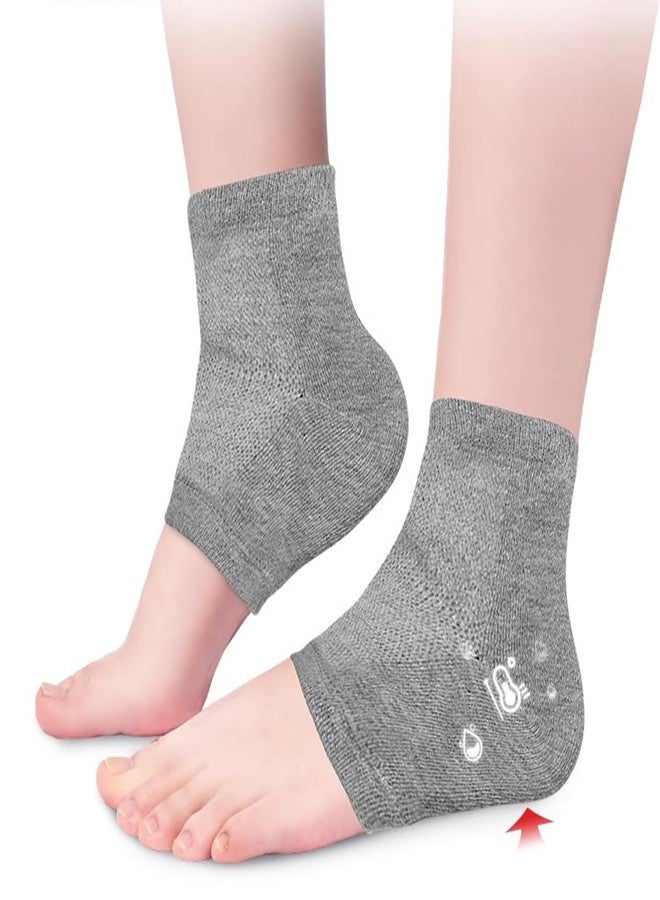 xiaopihou 4pack-Silicone Sports Sock for Kids with Heel Sensitivity from Severs Disease, Plantar Fasciitis, Heel Spurs，Kid's 2-7 Women's 4-8 - Image 3