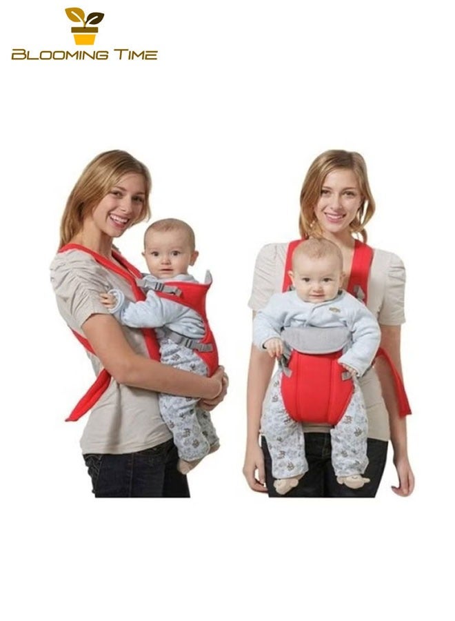 BLOOMING TIME Portable baby carrier, convenient, simple, red  - Image 4