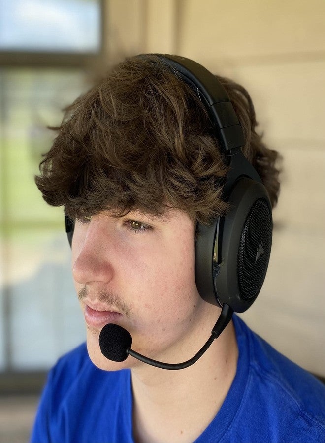 TNE ميكروفون بديل TNE لجهاز الألعاب مع ذراع ميكروفون لجهاز Corsair HS50 HS60 HS70 Pro HS70 SE PS4 PS5 Xbox One Series S X Nintendo Switch أجهزة الكمبيوتر PC Mac سماعات الألعاب - Image 3