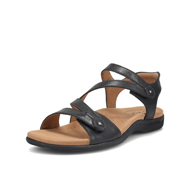 Taos Footwear Women's Big Time Black Sandal 8 (M) US - Image 1
