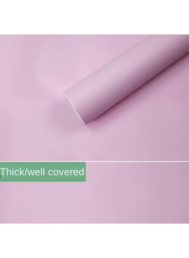 Bluejw Thickened Wallpaper Self-adhesive Morandi White Wallpaper Bedroom Waterproof Wardrobe Desktop Kitchen Wall Stickers Moisture-proof - Image 1