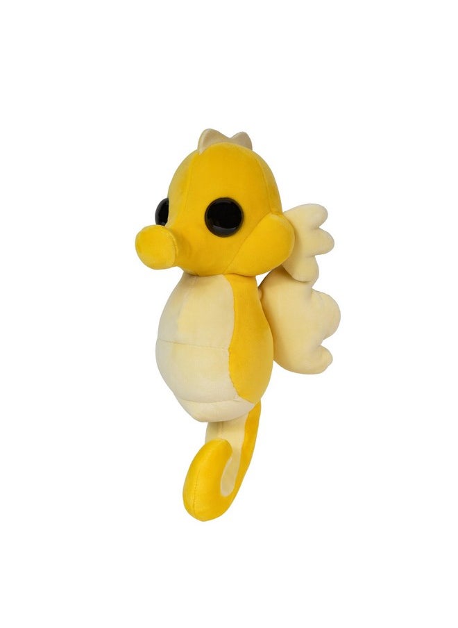 ADOPT ME! - Collector Plush - Seahorse - Series 2 - Rare In-Game Stylization Plush - Exclusive Virtual Item Code Included - Toys For Kids Featuring Your Favorite Pet, Ages 6+ - Image 1