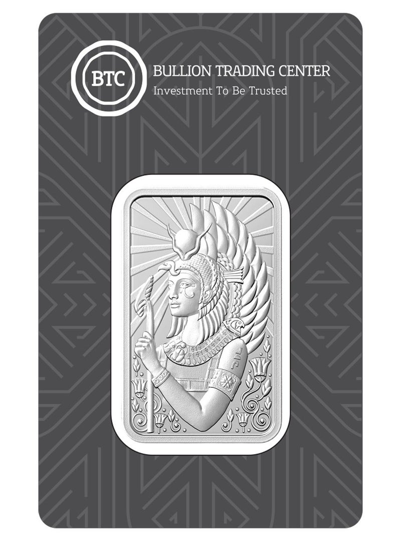 BTC 100g Silver Ingot - Taj Nefru - Image 1