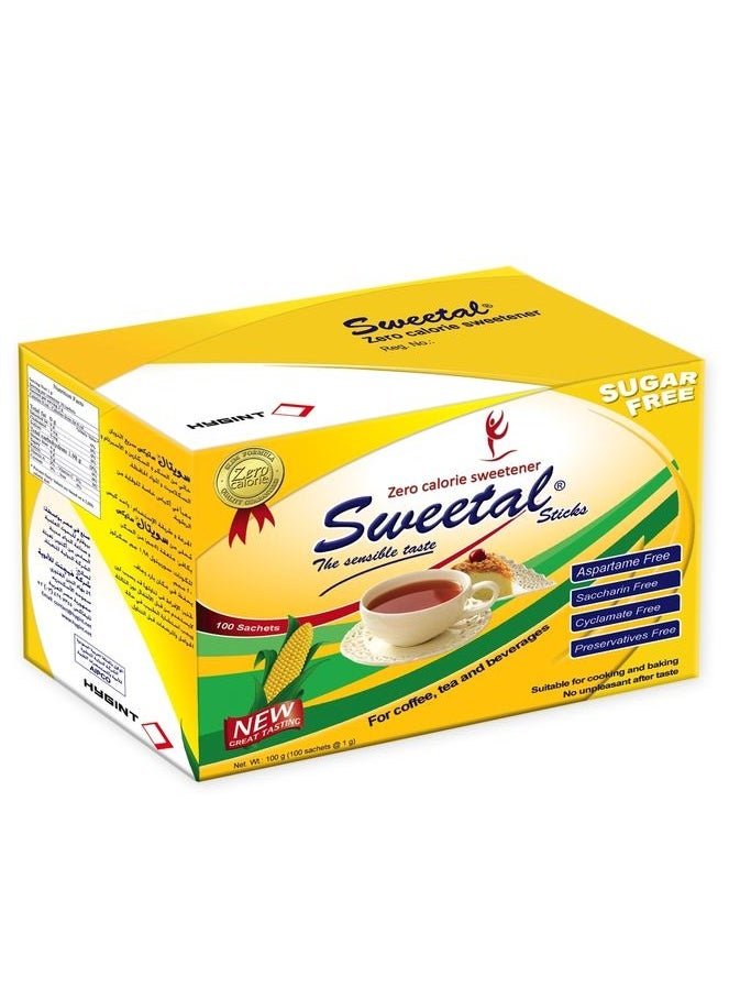 Sweetal - Zero Calorie Sweetener 100 Sachet - Image 1