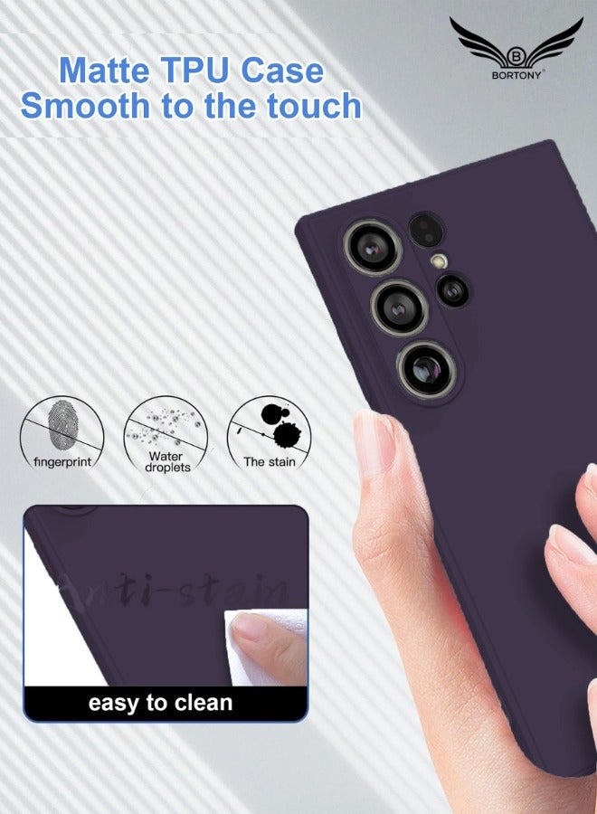 BORTONY Samsung S25 Ultra Case Liquid Soft Silicone Gel Rubber Galaxy S25 Ultra Cover Anti Scratch Shockprrof Protective Case for Samsung Galaxy S25 Ultra 6.8 Inch - Image 4