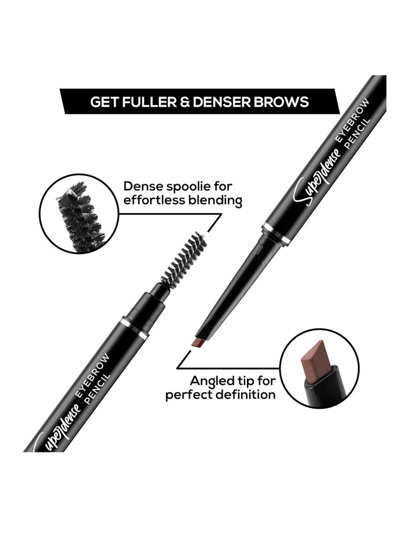 Renee RENEE Superdense Eyebrow Pencil with Spoolie  Brown  Smudge Proof Waterproof  Highly Pigmented for Fill in Brow Gaps  Smooth One Swipe Precision Application  Enriched with Vitamin C and Jojoba Oil - Image 3