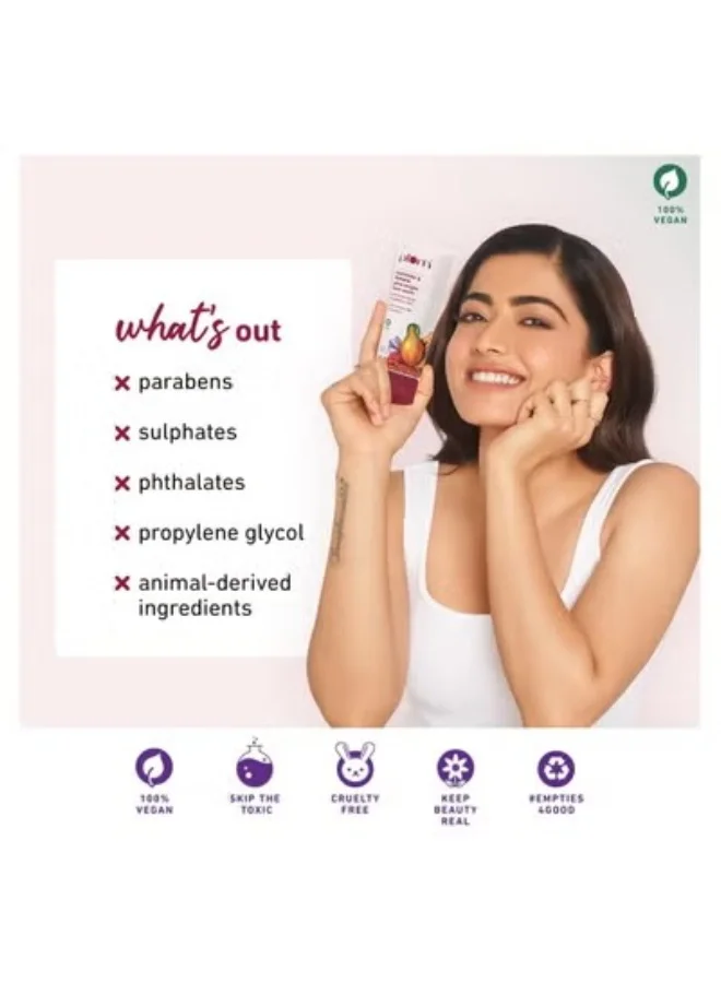 Plum Saffron & Papaya Face Wash 100ml Plum Saffron & Papaya Glow & Brightening Face Wash with Vitamin B5 | Boosts Glow & Brightens Skin | Non-Drying | All Skin Types | Bright Gel Face Wash for Women & Men | for All Skin Types | 100ml for Women | Best Price UAE