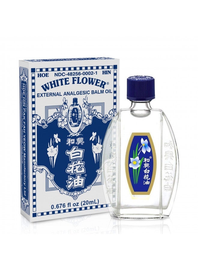 WHITE FLOWER White Flower External Analgesic Balm Oil 20Ml/ 0.676Fl Oz., Authentic Us Import (1 Bottle) - Image 4
