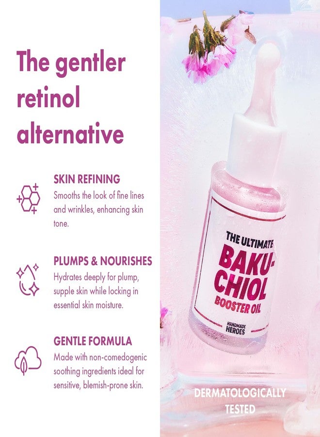 Handmade Heroes 2% Bakuchiol Oil Lifting and Firming Oil for Guasha Neck, and Décolleté, All Natural Retinol Alternative For Radiant and Line Smoothing 0.75oz - Image 3