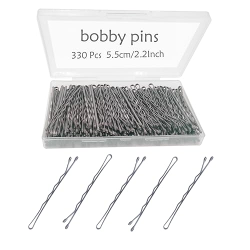 YINGFENG 330 Pcs 22 Inch Hair Bobby Pins Silver With Box Silver Bobby Pins For Gray Hair YINGFENG Reusable Non Slip Hair Pins This Gray Hair Pins For Women Girls And Kids - Image 2