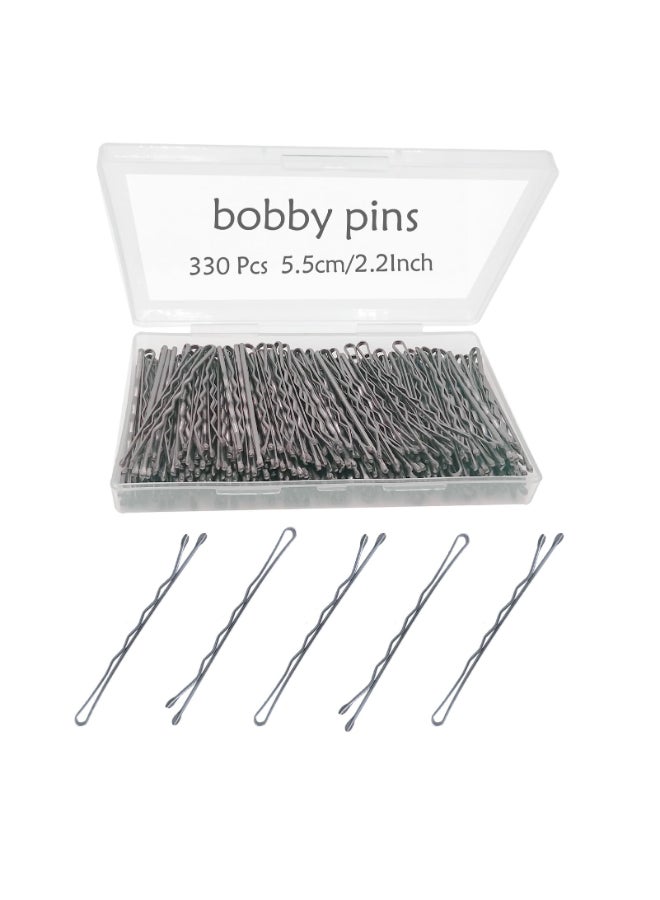 YINGFENG 330 Pcs 22 Inch Hair Bobby Pins Silver With Box Silver Bobby Pins For Gray Hair YINGFENG Reusable Non Slip Hair Pins This Gray Hair Pins For Women Girls And Kids - Image 3