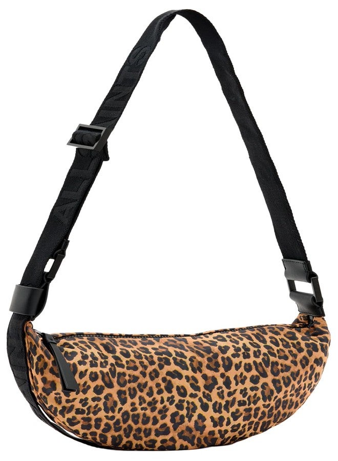 AllSaints Women's Half Moon Rec Xbody Carcle Leopard One Size - Image 4