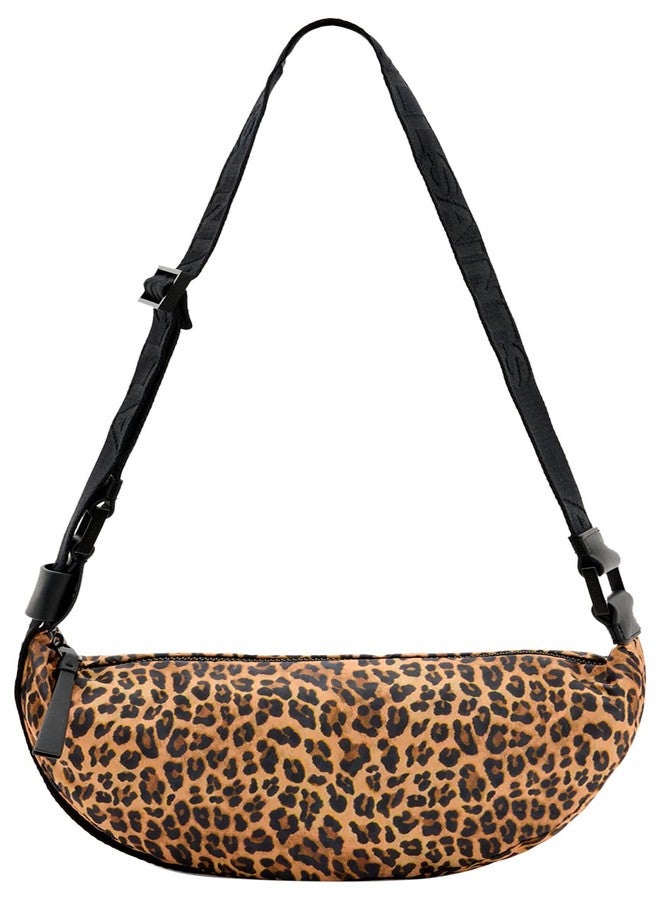 AllSaints Women's Half Moon Rec Xbody Carcle Leopard One Size - Image 1